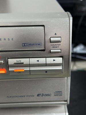 JVC EX-TD7 Vintage Executive Desktop Stereo System - 3-CD