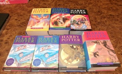 Complete Hardcover Set British Harry Potter 1-7 Bloomsbury