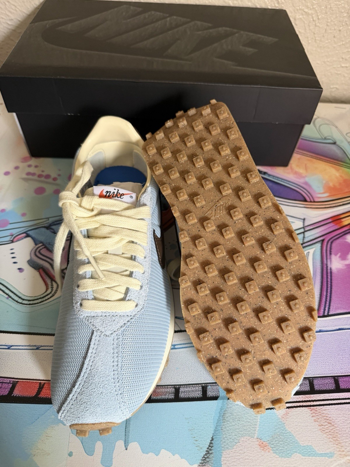 Nike SZ 8 Women's LD-1000 Suede HF3227-400 blue New thumbnail 4