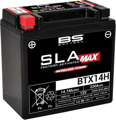 Battery AGM Kein Maint Aktiv SLA Max BS Battery Harley Davidson VRSCB 1130 2004