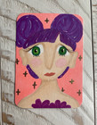 ACEO ORIGINAL whimsical Woman Portrait OOAK 2026 DOODLEALLADAY  — photo 1