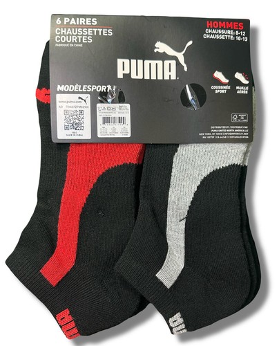 PUMA CALCETINES HOMBRE - CORTE BAJO - PIPA 253 - AZUL GRIS - GRANDE (10-13) PACK 6 XX - Imagen 2 de 2