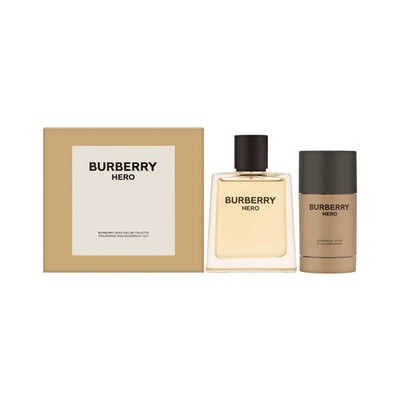 Burberry Hero 2 Piece Eau de Toilette Gift Set 3.3oz + 75ml Men's