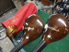 Spalding RObert JOnes Persimmon woods driver 2 wood model 1171