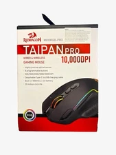 Redragon Taipan Pro M810 Wireless Gaming Mouse 10000 DPI Wired Red