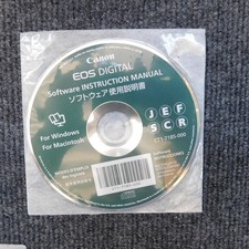 Canon EOS Digital Software Instruction Manual CD