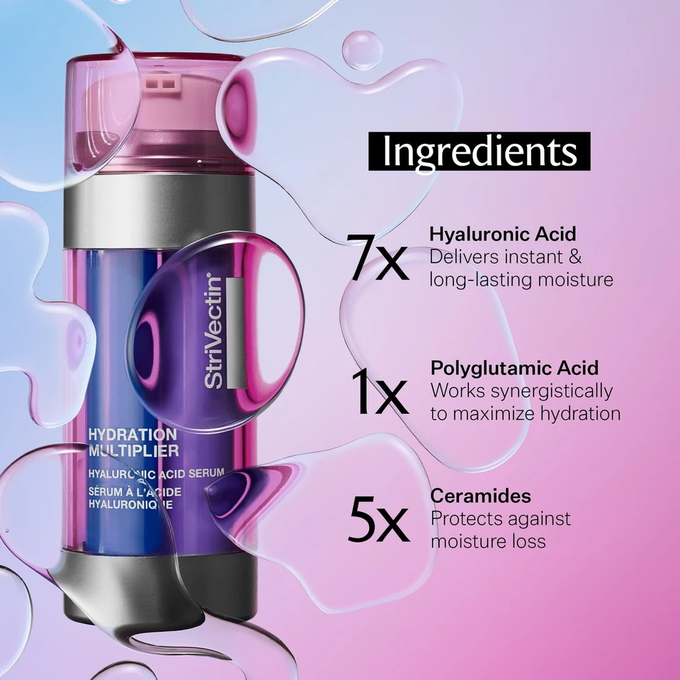 	StriVectin Multi Action Hydration Multiplier Serum with Hyaluronic Acid	 Foto 3 de 4