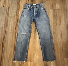 MOUSSY VINTAGE Fargo Distressed Jeans 25 Japanese Japan Denim