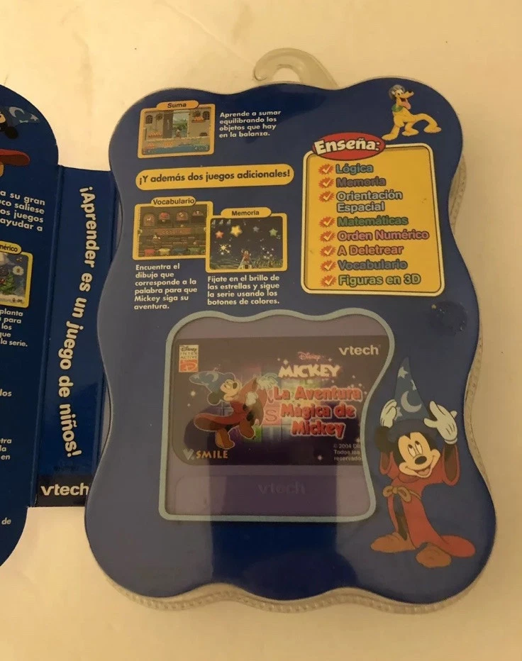 NEW Spanish V-TECH V.SMILE V-MOTION MICKEY MOUSE  ACTIVE LEARNING GAME AGE 5-7 - Image 4 of 4