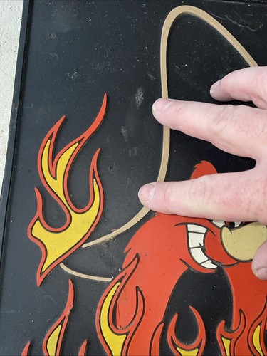 VINTAGE - LOONEY TUNES YOSEMITE SAM MUD FLAPS - ALL FIRED UP - Bild 10 von 24