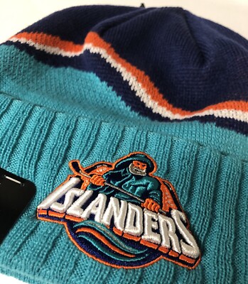 New York Islanders Fisherman Logo New Era NHL Beanie Knit ...