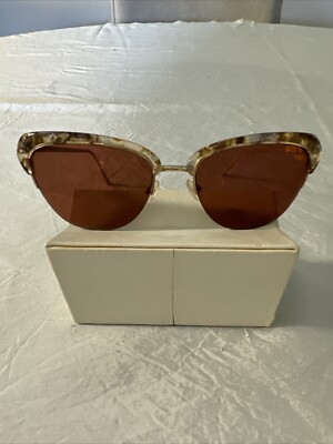 NEW without tags Badgley Mischka Genevie Sunglasses Rose 100  display picture 3