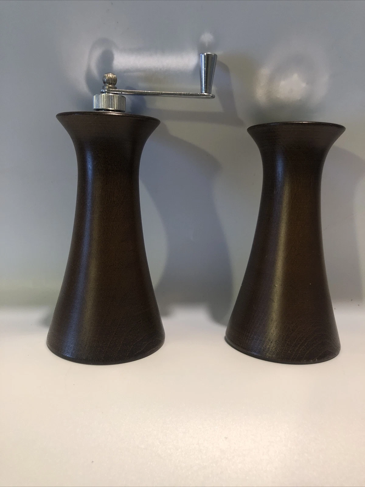 Vintage Mr. Dudley Midcentury MCM Salt Shaker & Pepper Mill Set Unused