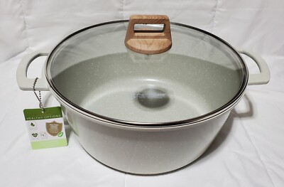 NEW Masterclass Casserole/Pot with Lid HUGE 12.5 inch, 10.5 Qt. Premium Cookware