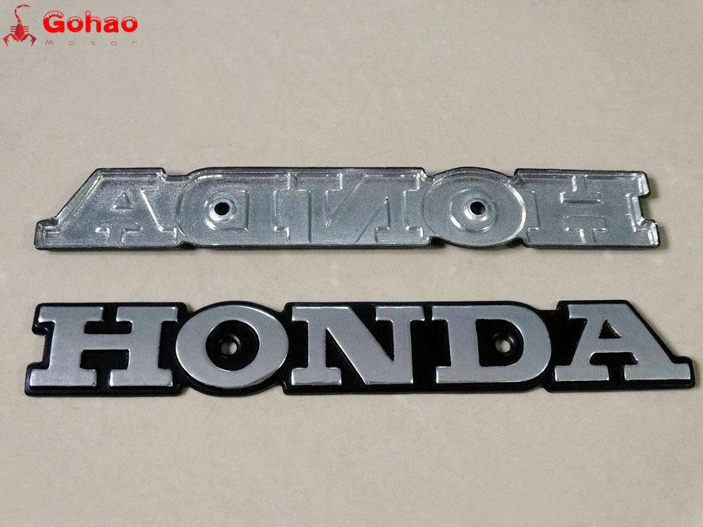 Silver Metal Emblem Gas Tank Badges For Super Sport CB CB550 - Foto 2