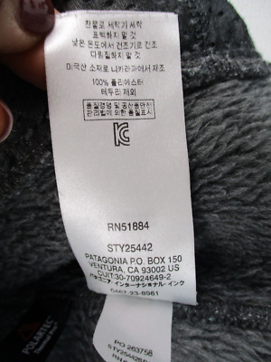 Patagonia Sweater Womens Small Gray Preppy Long Sleeve Fleece