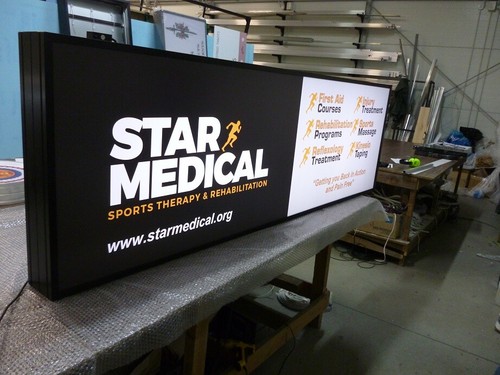 Illuminated Light Box Shop Sign (FREE DELIVERY + FREE DESIGN) - 150 cm x 150cm - Picture 5 of 6