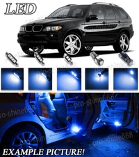 21pcs Blue Canbus LED Interior Lights Package KIT For 00-06 BMW X5 Series E53 PD