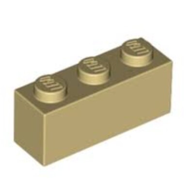 LEGO  Stein Basic - 1 x 3 - 4162465 - Beige - 5 Stück - Neu