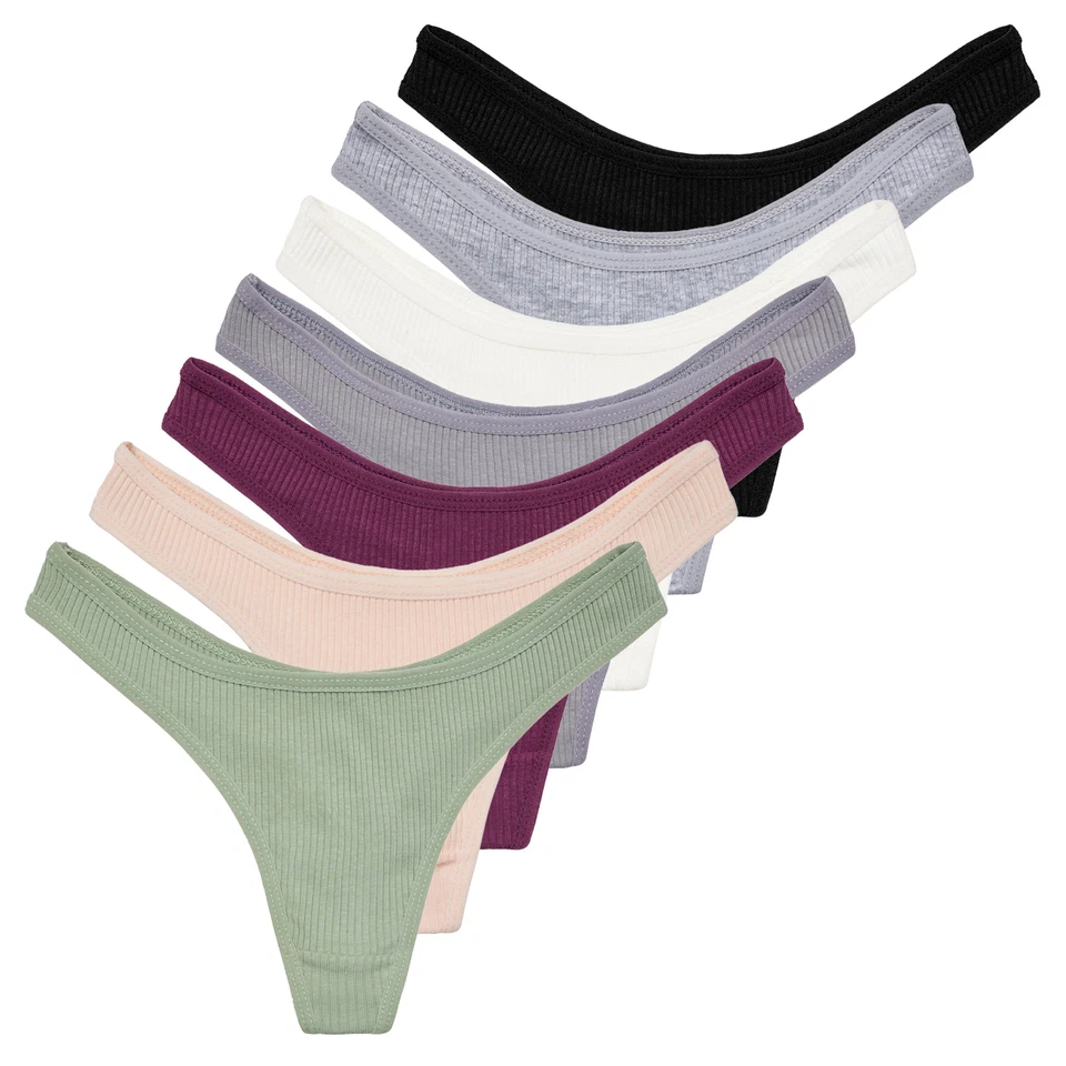 Tazzio Damen Slip 7er-Pack Slips Unterwäsche Unterhosen Schlüpfer Set