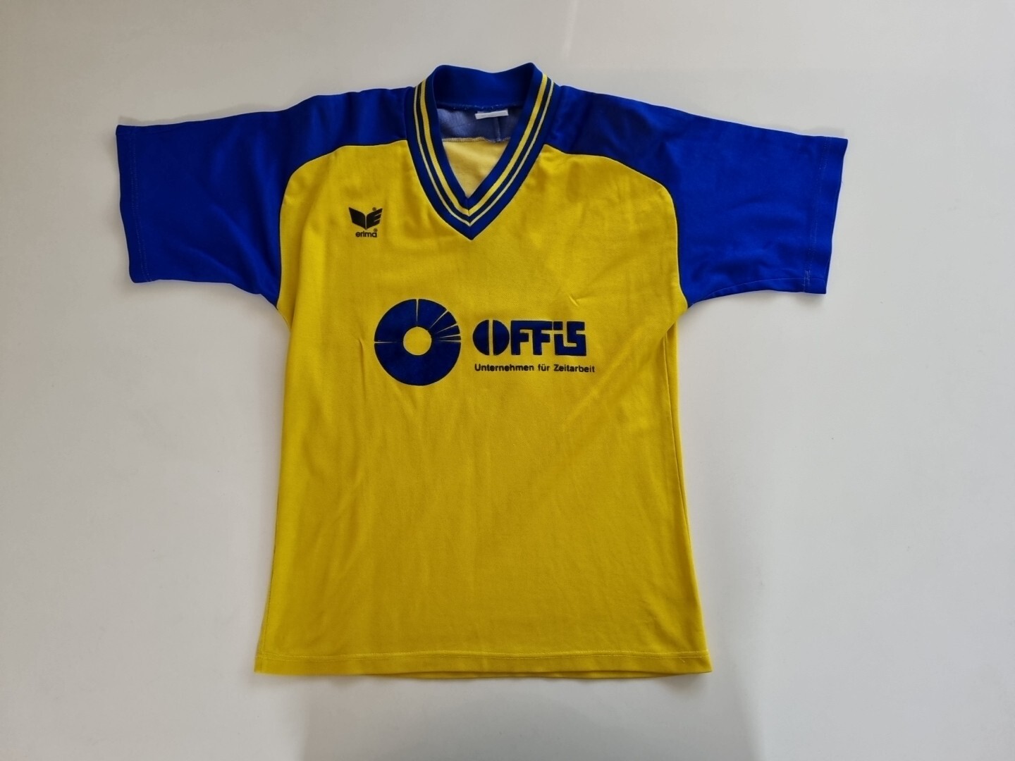Vintage 80's Germany Deutschland Erima football shirt jersey soccer small adult