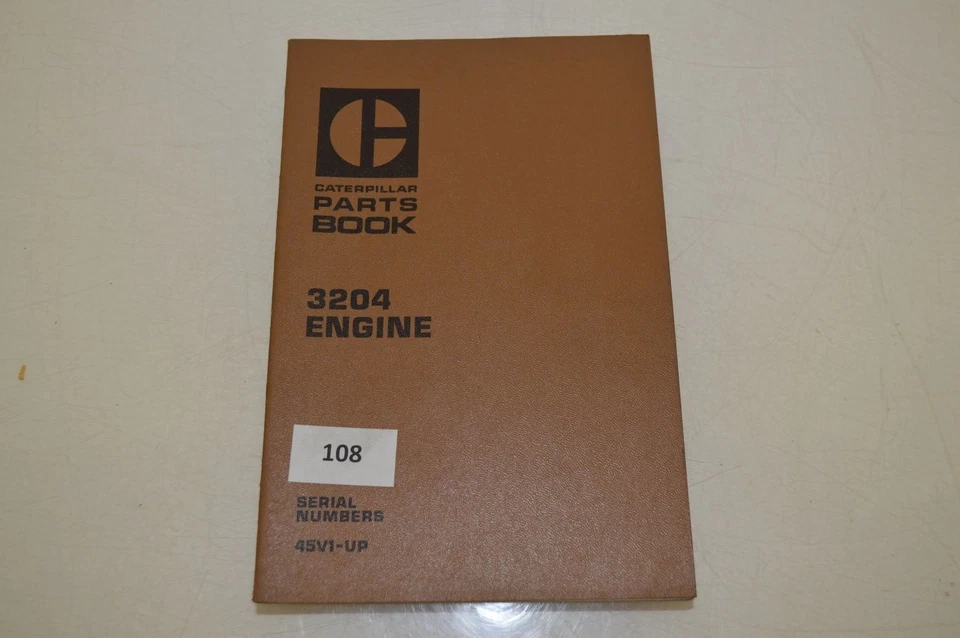 B107 - CATERPILLAR Parts Book - Teile-Katalog für D6C - Bild 1 von 1