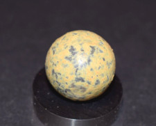 Victorina Civil War Era 1800's Birds Egg Hard Clay Marble Shooter Size .765"