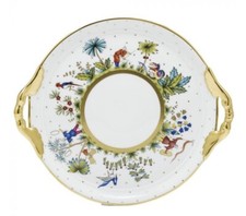 Herend Asian Garden Cake Plate New Mint Beautiful 