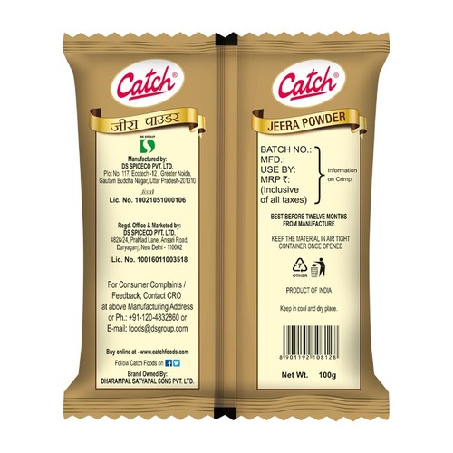 Catch Masala Jeera Powder 100g Indian Cumin Powder brings Perfect Taste - Picture 2 of 2