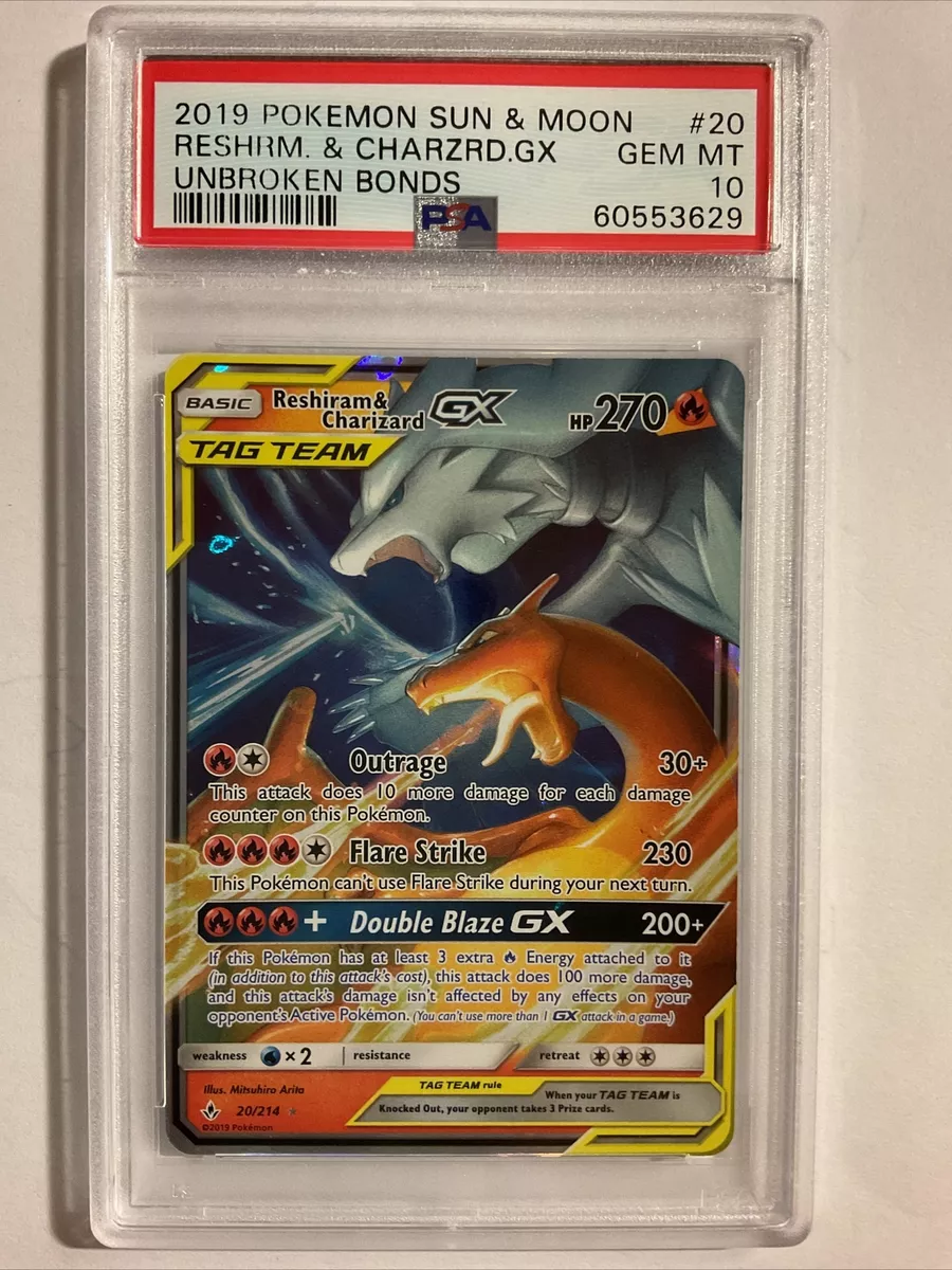 Reshiram & Charizard GX - Unbroken Bonds #20 Pokemon Card