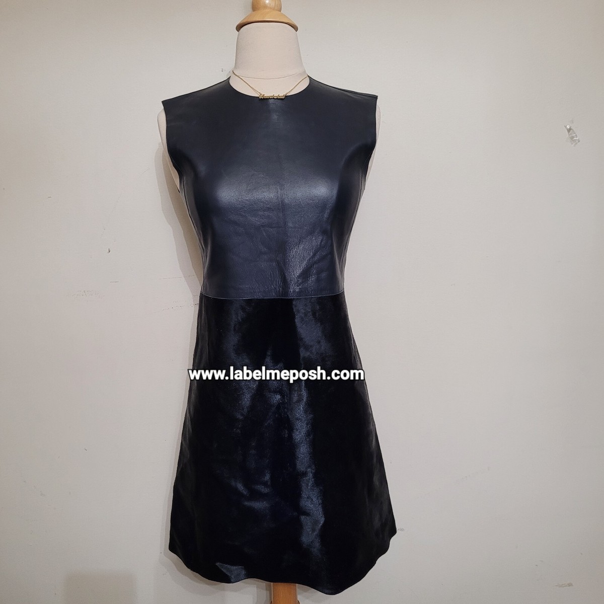 classy leather dress Trendy, Chic Women's Clothing Boutique Endless Blu Mocha Leather Midi Dress for Women, Adjustable Belt, Faux Leather, Polyester Lining, S Lane 201