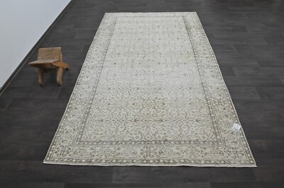 Oushak Türkisch Vintage Teppich 5x9 Kelim Rug Anatolisch Handarbeit Boho Deko...