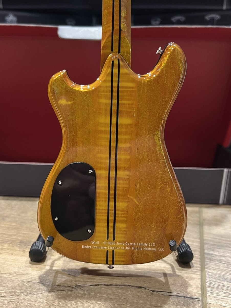 Jerry Garcia Grateful Dead Wolf Tribute Mini Guitar Replica
