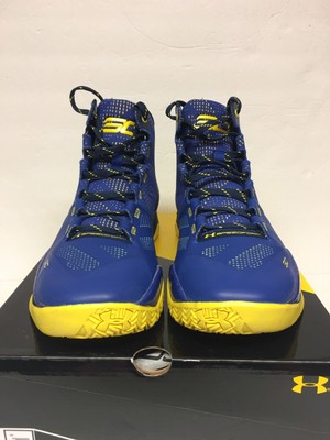 curry 2 blue and yellow