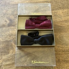 VINTAGE RARE SERANO BOW TIE SET 2 - ONE OWNER / EXCELLENT CONDITION