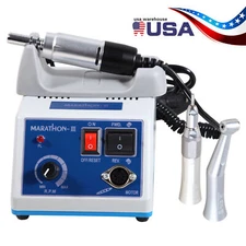 Dental Lab Marathon Electric Micro motor /Contra Angle Straight Handpiece ZM