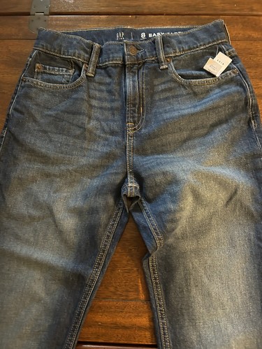 GAP KIDS jEANS “EASY TAPER.”-SIZE 8 HUSKY -BRAND NEW W/TAGS - Picture 2 of 14