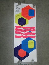 Rita Hermann 1960's And the word went forth black light poster Beatles C1826