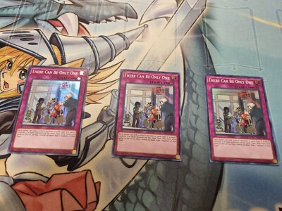 3x Yugioh There can be only One EXFO-EN076 Super Rare 1st NEAR MINT AMERICAN PR.