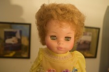 Vintage Horsman Doll Composition 18" Blonde Sleepy Eyes USA Complete
