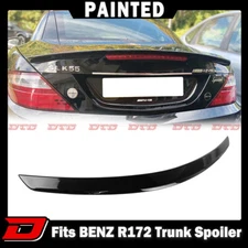 Fit For 2011-2020 Mercedes BENZ SLK SLC R172 Rear Spoiler Trunk Painted #040