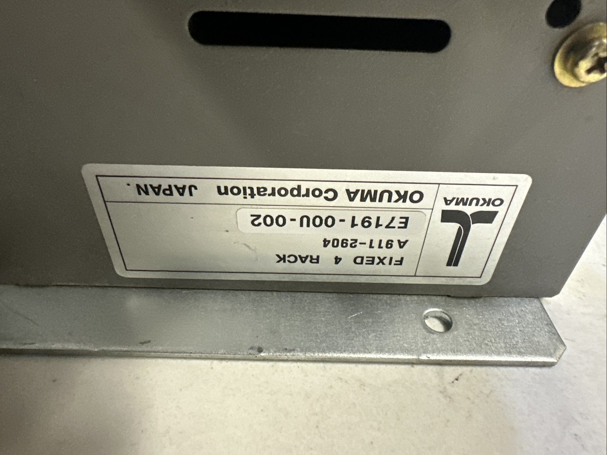 OKUMA E7191-00U-002 4 RACK BP7A112A-ENG R131A Uses Tested