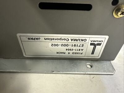 OKUMA E7191-00U-002 4 RACK BP7A112A-ENG R131A Uses Tested And