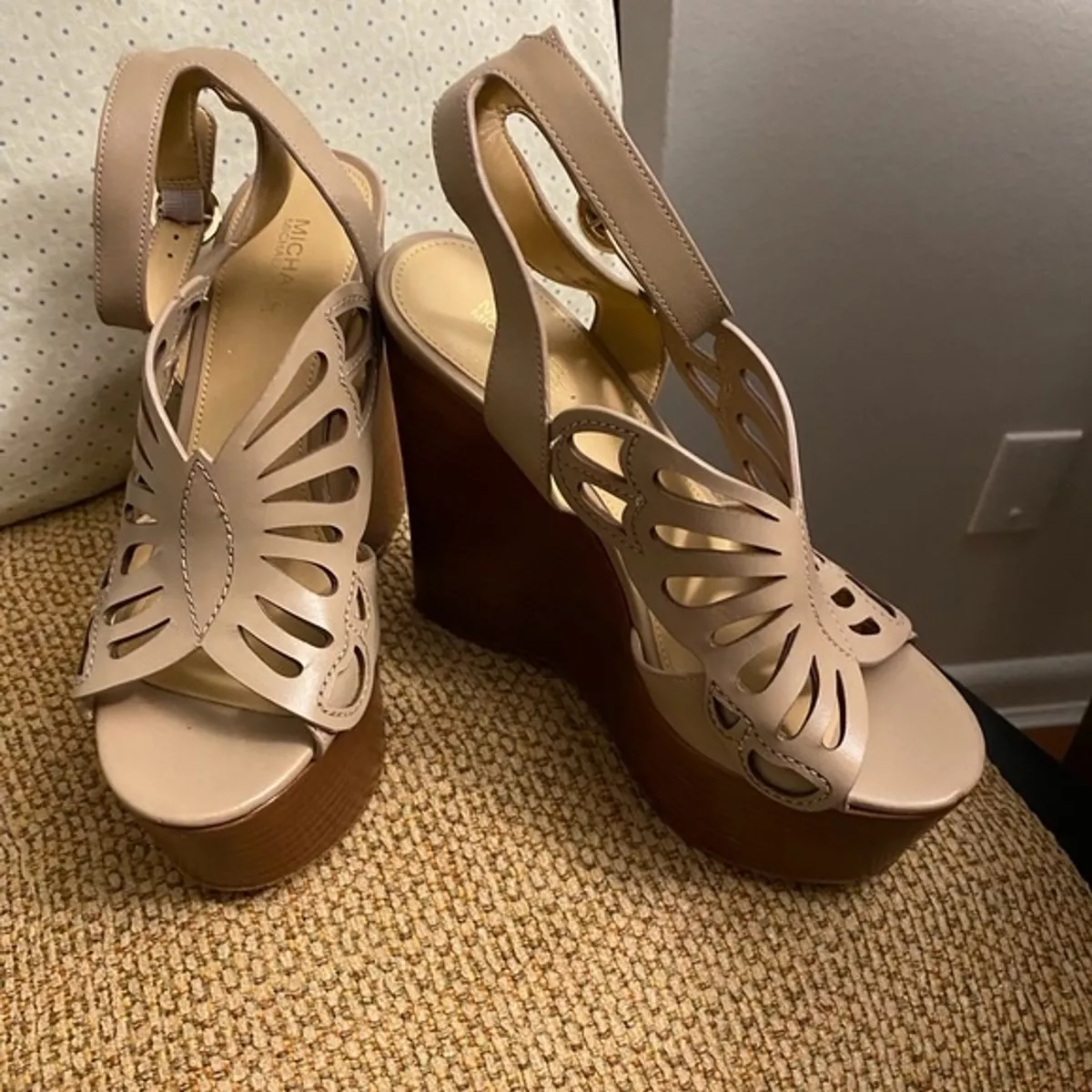 Michael kors felicity wedge sale