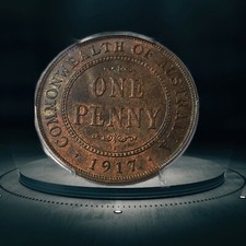 Australia 1917  PENNY CH UNC