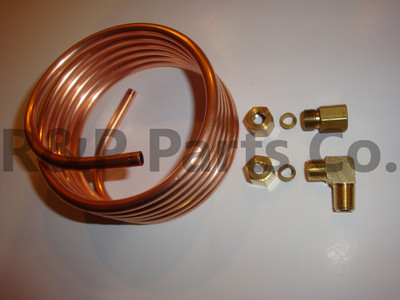 #ad Tractor Oil Pressure Gauge Copper Tubing Line Kit 1 4quot; for Farmall H M SH SM MD $34.41
