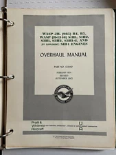 Pratt & Whitney OVERHAUL Manual Wasp Jr. (985) and Wasp (R-1340) (P/N: 123440) 