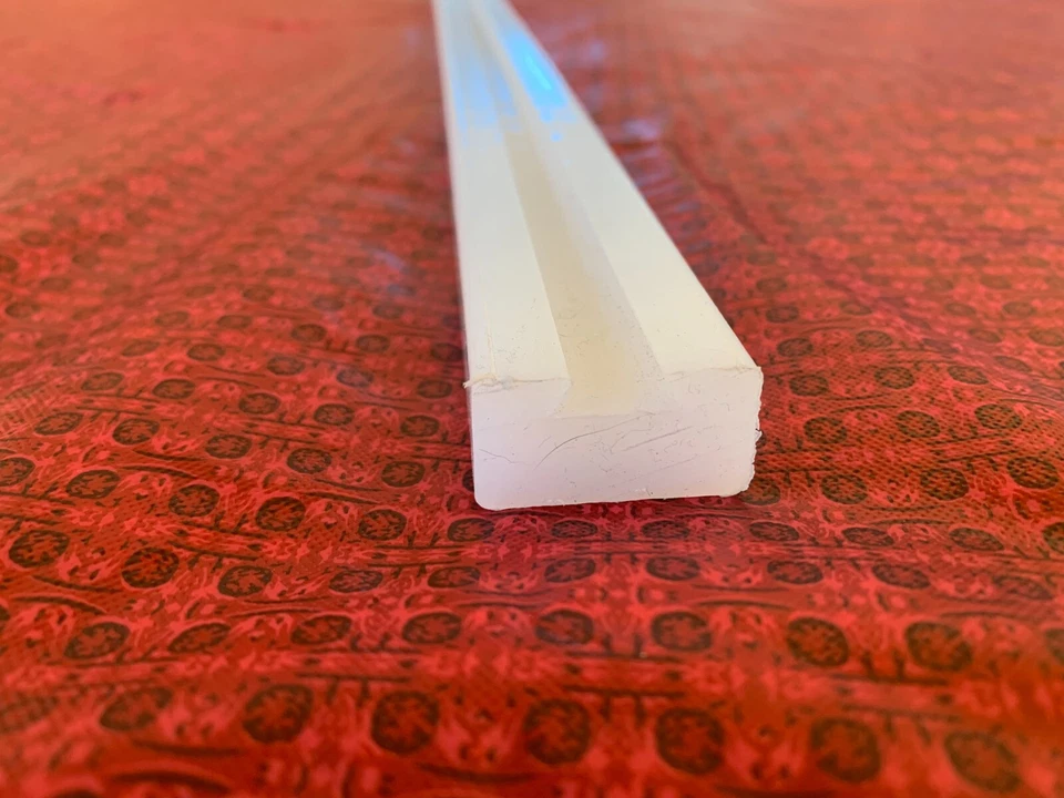 1 par de diapositivas blancas Mercury 1972-1976 modelos Sno-Twister/Trail Twister Foto 4 de 4