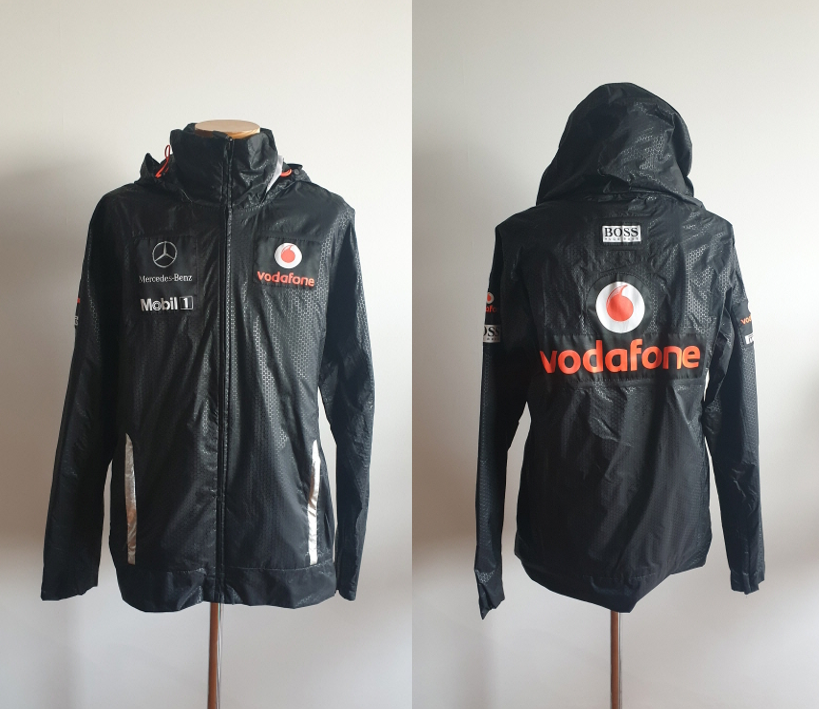 M) MCLAREN MERCEDES HUGO BOSS JACKET TRAINING TRACKSUIT VODAFONE