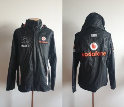 M) MCLAREN MERCEDES HUGO BOSS JACKET TRAINING TRACKSUIT VODAFONE